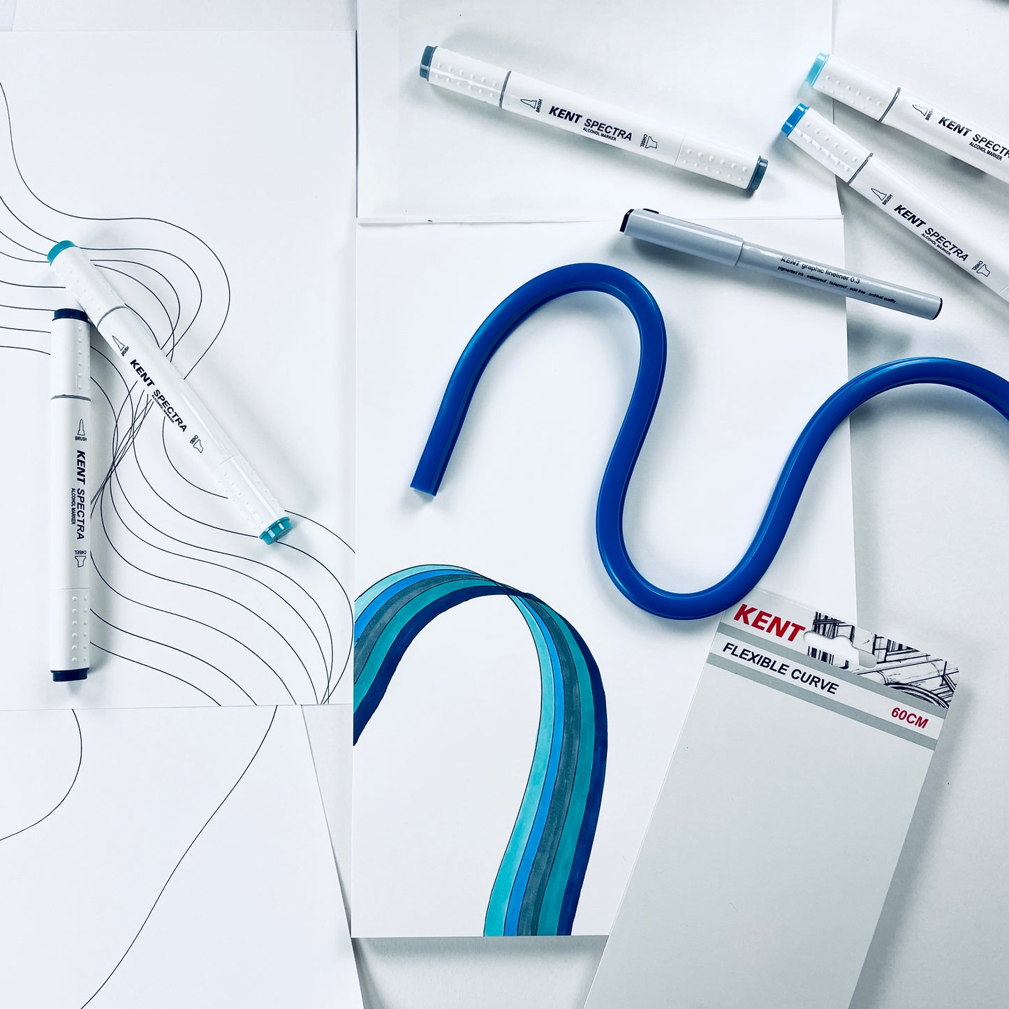 KENT Flexible Curve for Drawing