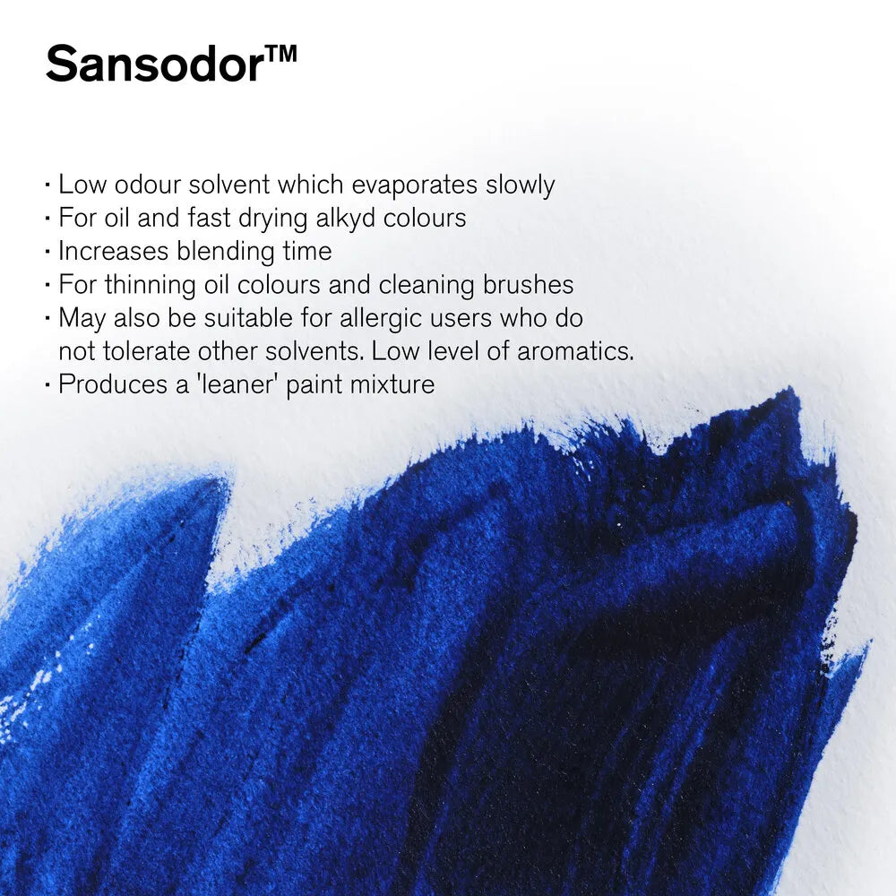WINSOR & NEWTON Oil Colour Low Odor Sansodor Solvent
