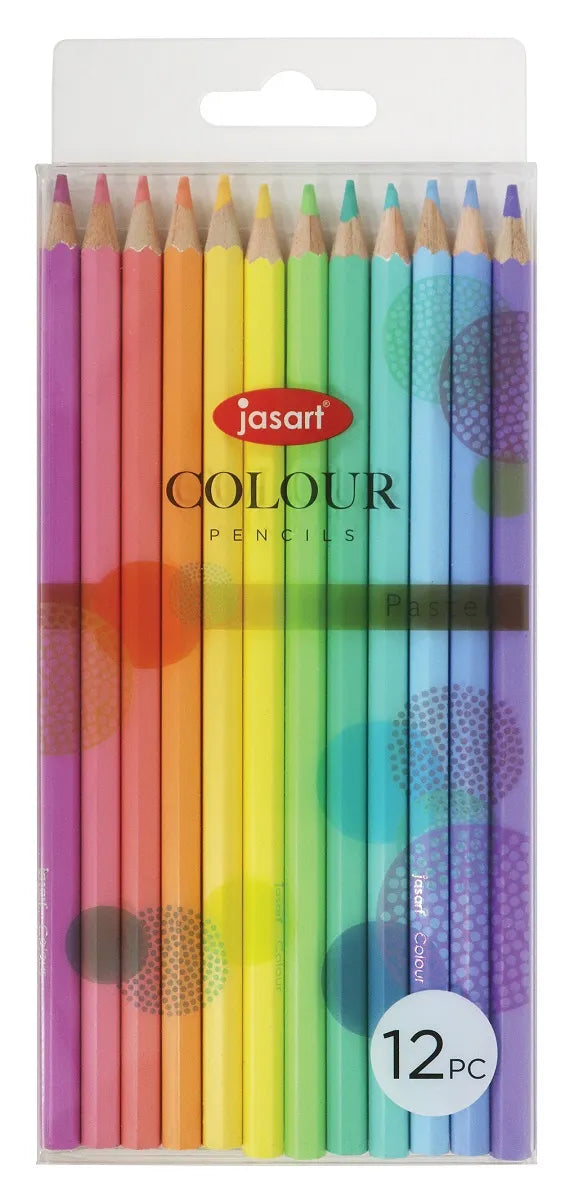 JASART Colour Pencils Trends Set of 12 Pastel Colours