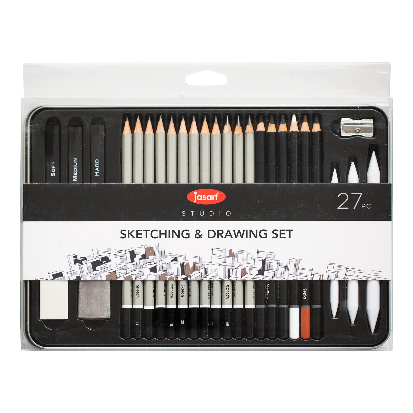 JASART Sketching & Drawing & Charcoal Sets