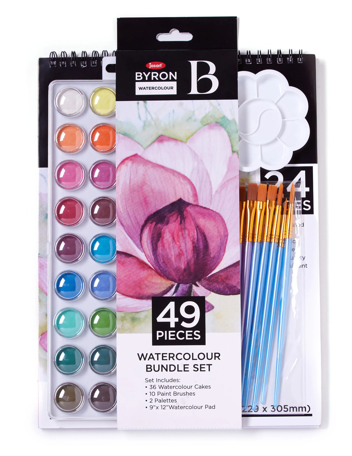 BYRON Watercolour Bundle Set 49 pc