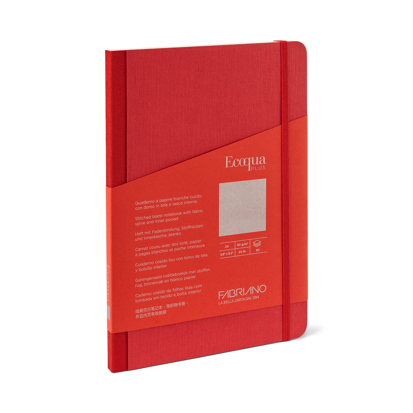 FABRIANO Ecoqua Plus Fabric Bound Blank Notebooks