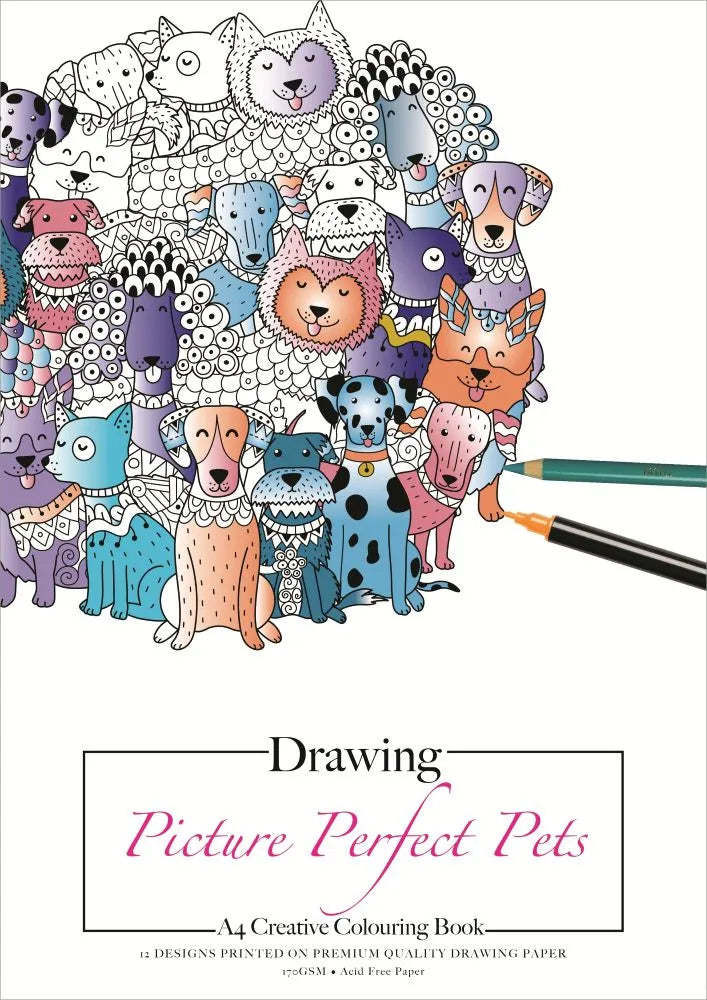 JASART Adult Drawing & Colouring Books