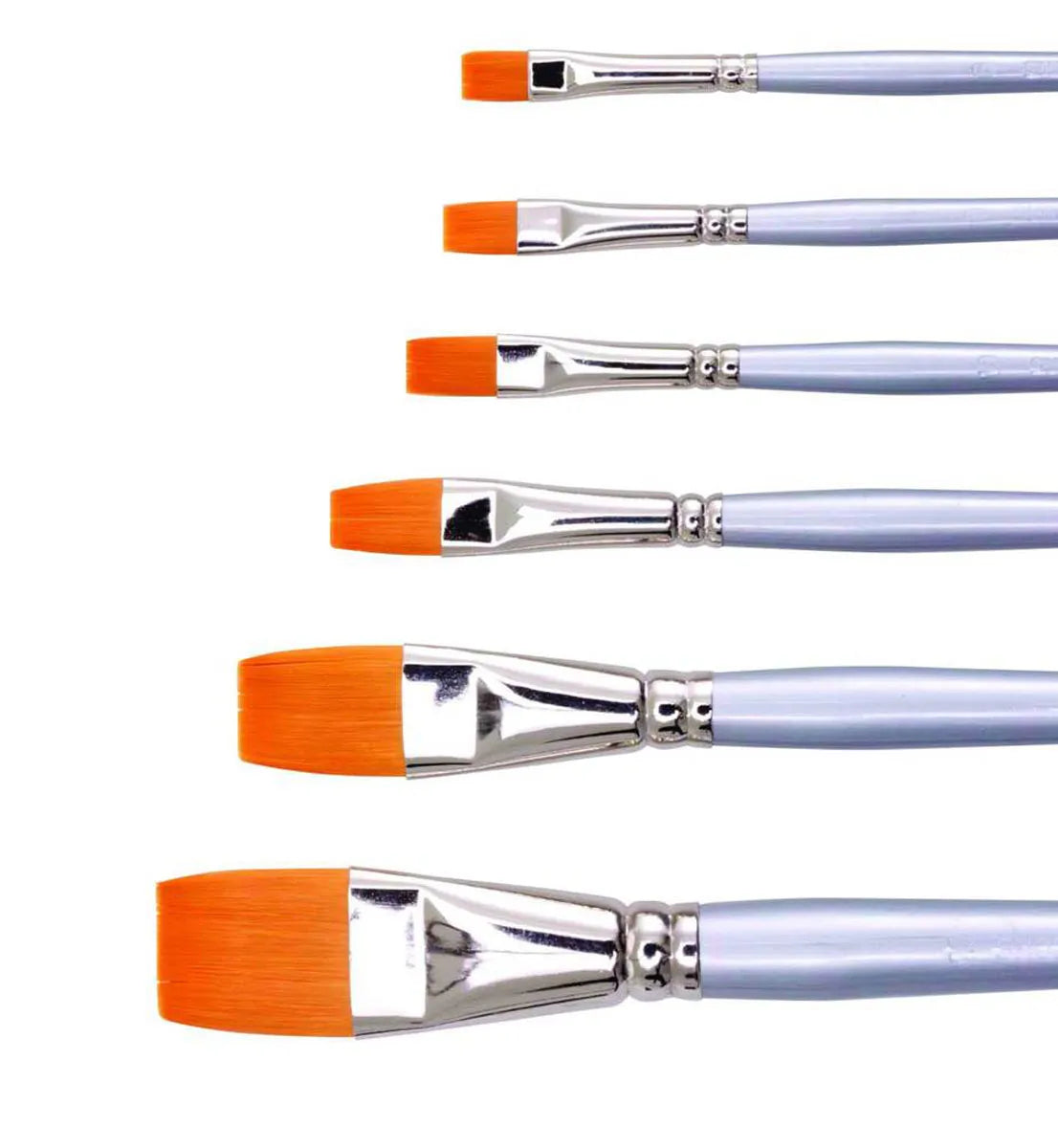 JASART Artists Brush Golden Synthetic Flat