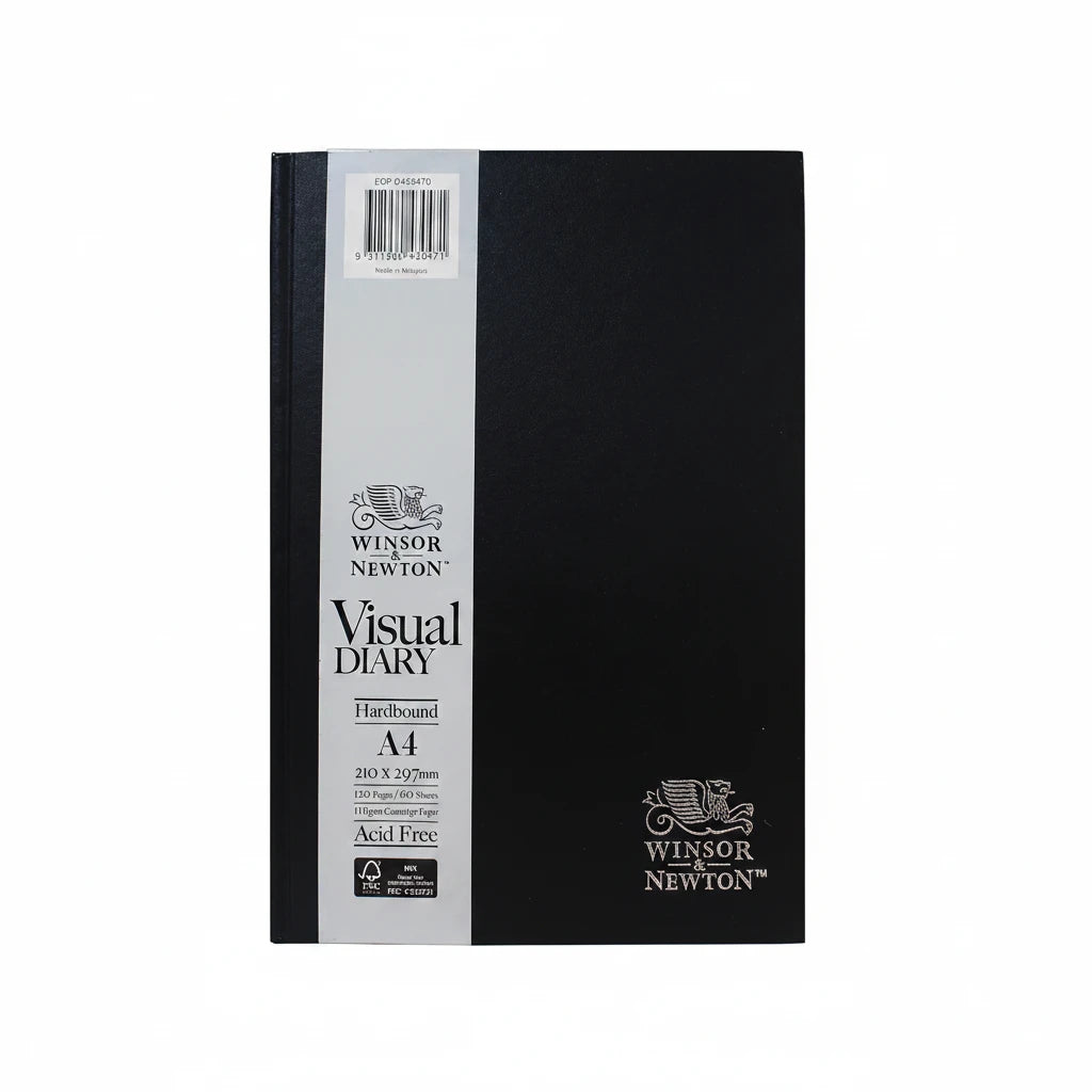 WINSOR & NEWTON Visual Diary Hardbound 60 Sheet 110gsm
