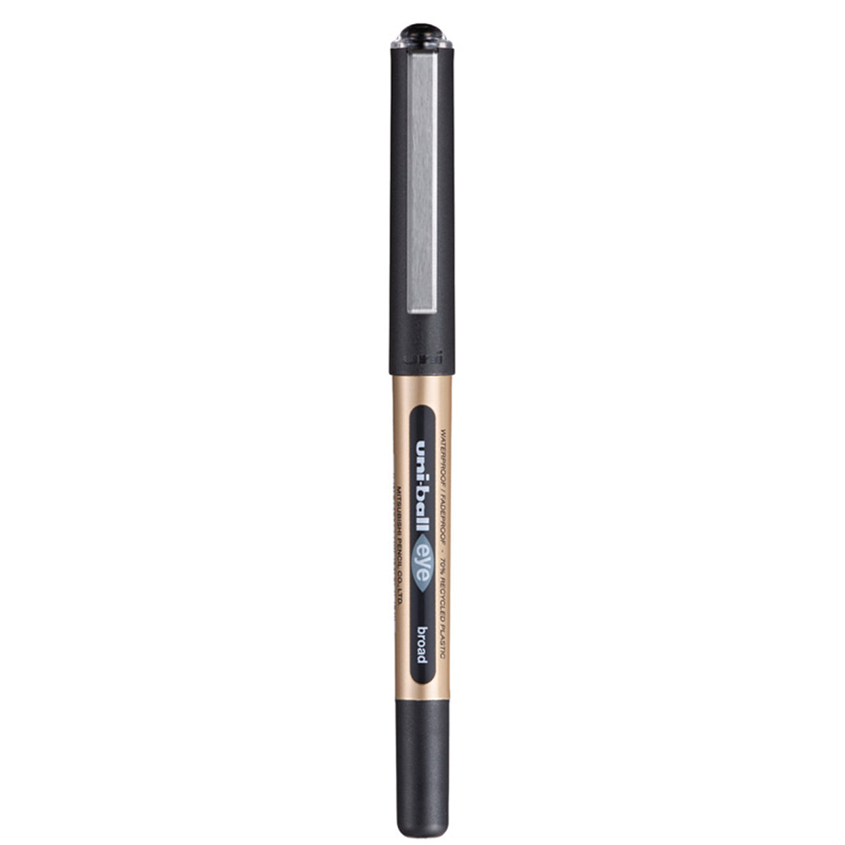 Uni-ball Eye pen on a white background