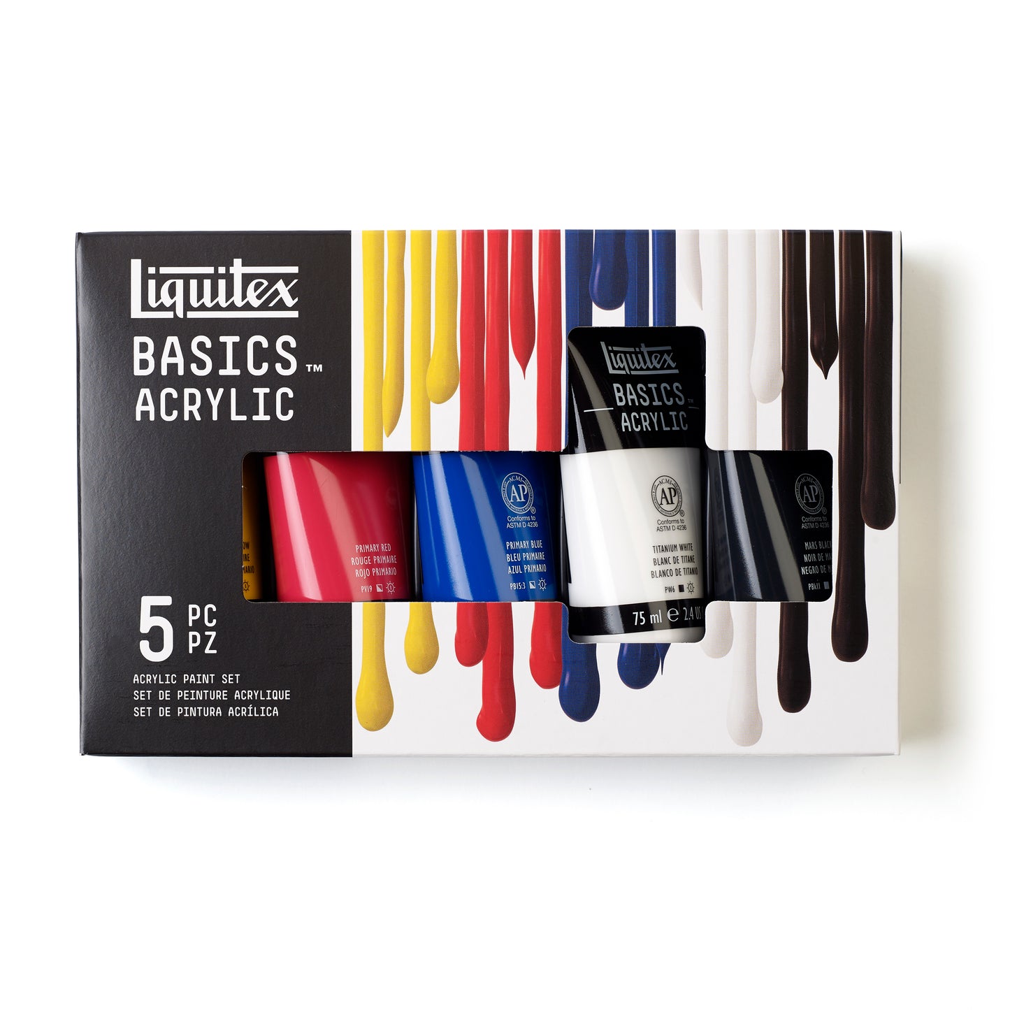 LIQUITEX Basics Acrylic Paint Sets 5pc