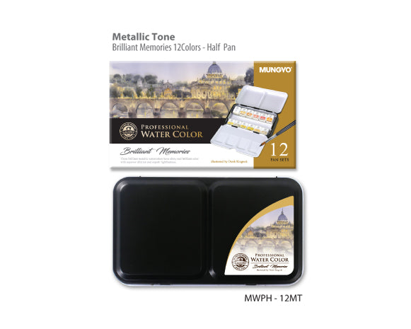 MUNGYO Professional Watercolour Speciality Pan Set