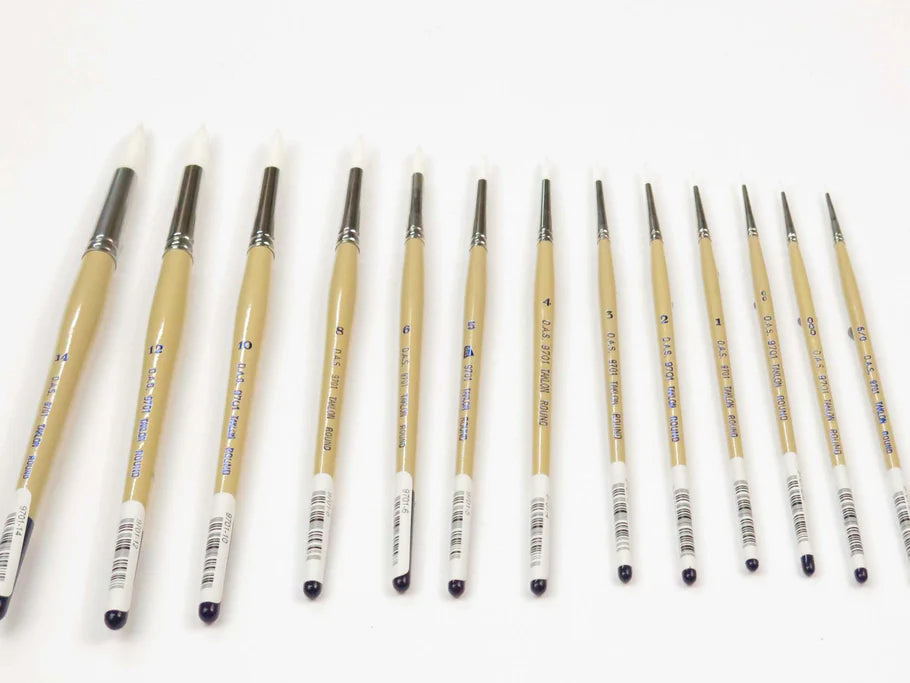 DAS White Taklon 9970 Brush Round