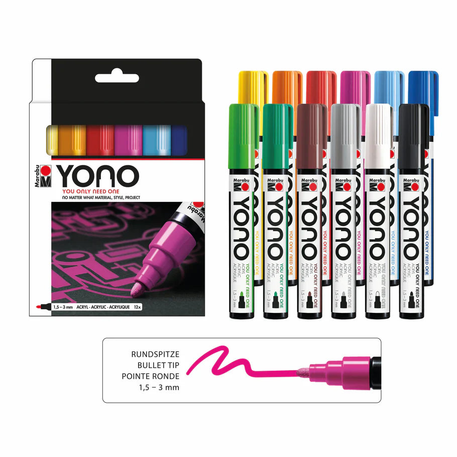 MARABU YONO Acrylic Markers Sets