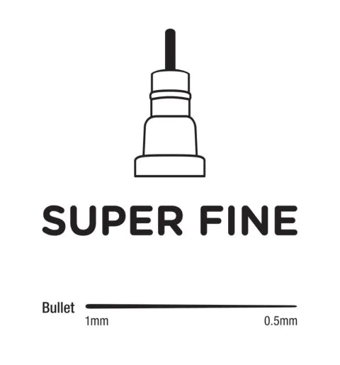 KENT Urban Acrylic Paint Marker Sets Super Fine (8 Pack)