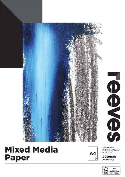 REEVES Mixed Media Paper Pads