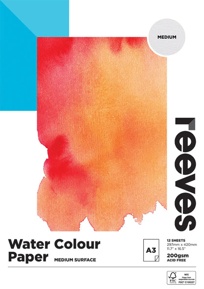 REEVES Watercolour Paper Pads