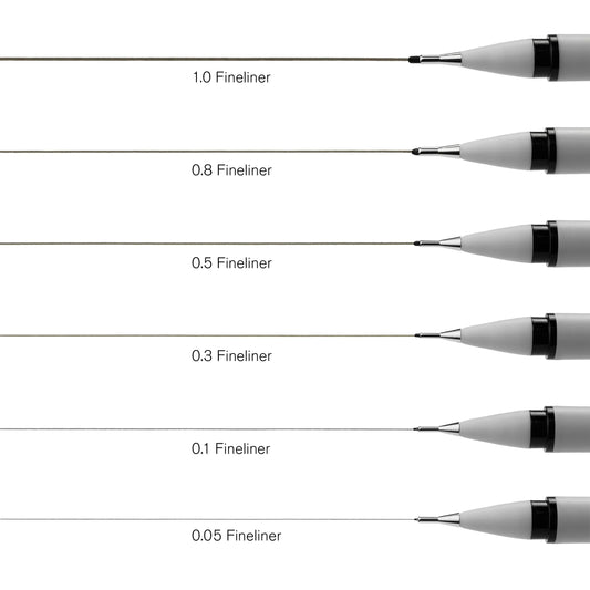 WINSOR & NEWTON Pigment Ink Fine Liner Pens
