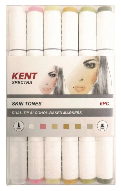 KENT Spectra Graphic Design Alcohol Based Marker Set 12
