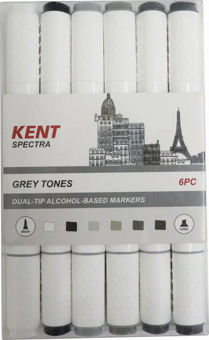KENT Spectra Graphic Design Alcohol Based Marker Set 12