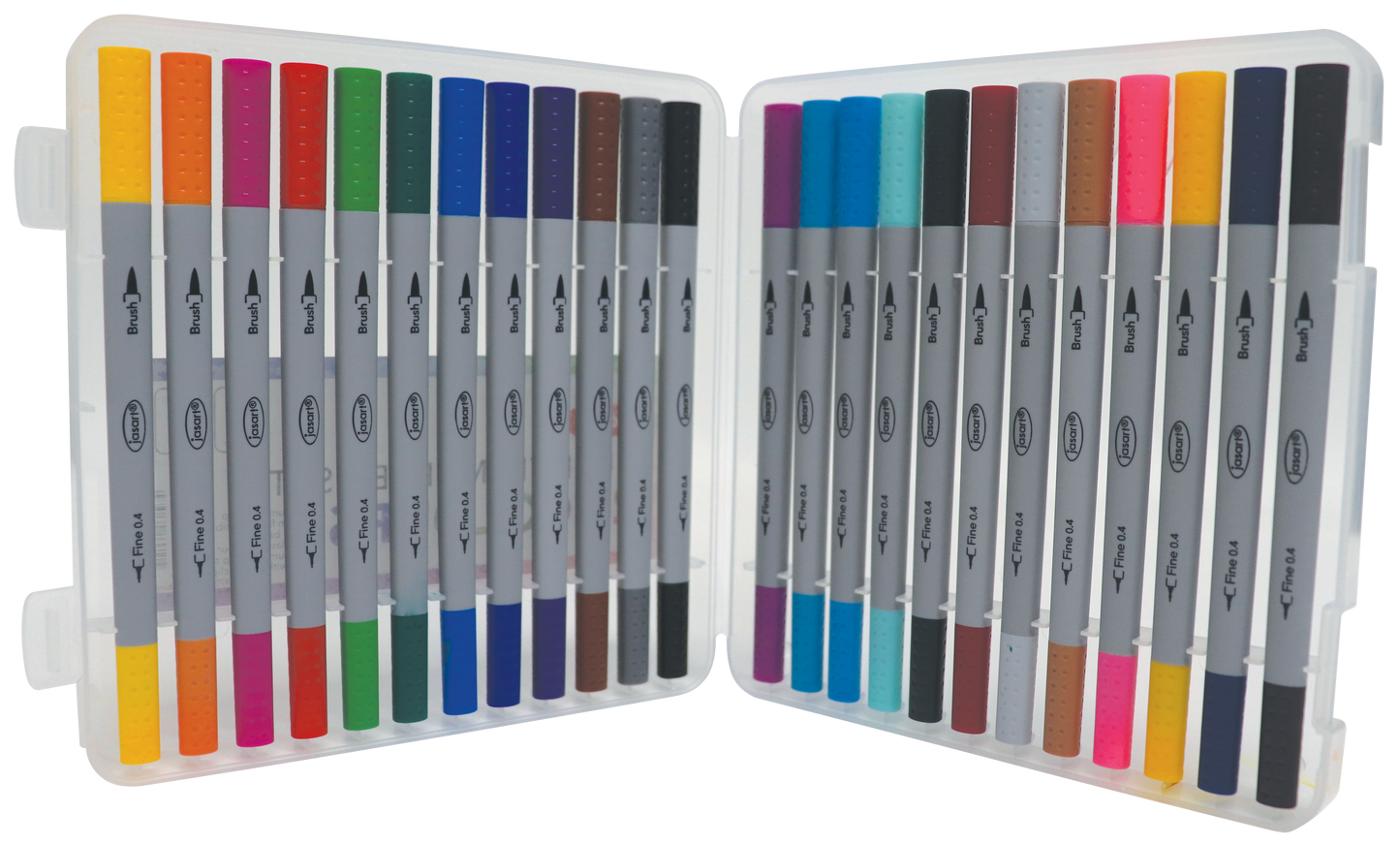JASART Dual Tip Markers Set 24 Colours