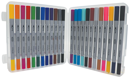 JASART Dual Tip Markers Set 24 Colours