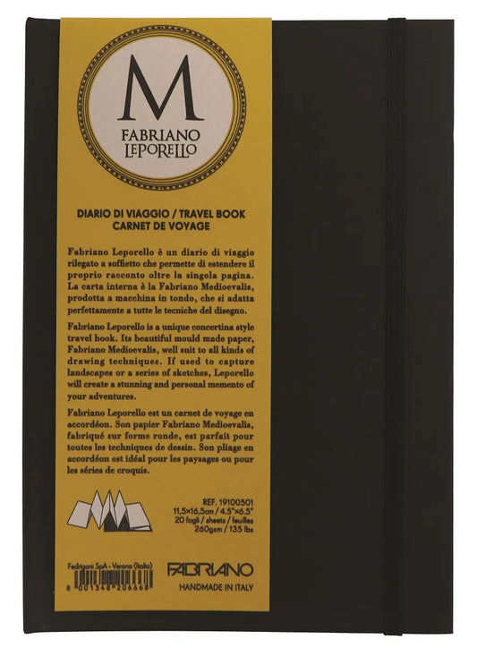 FABRIANO Leproello Handmade Concertina Watercolour Journal