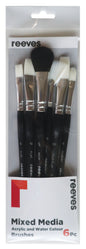 REEVES Mixed Media Brush Set 6pc