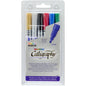 Marvy Decolour Calligraphy Paint Marker Set 6