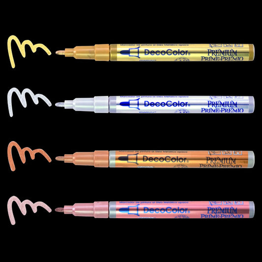 MARVY Uchida DecoColor Premium Fine Tip Bullet Markers