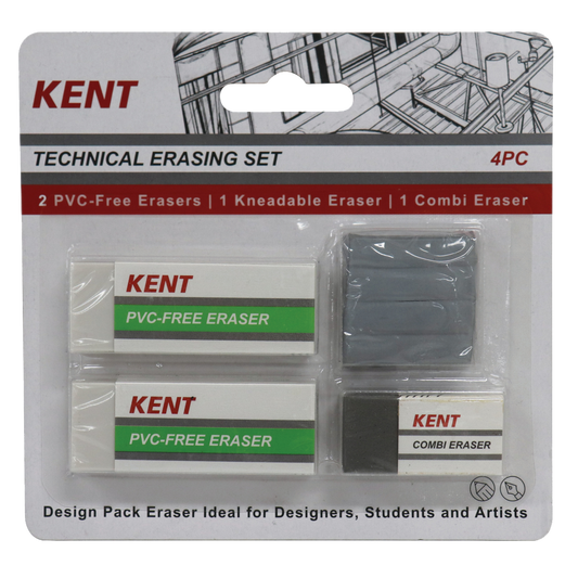 KENT Technical Eraser 4pk