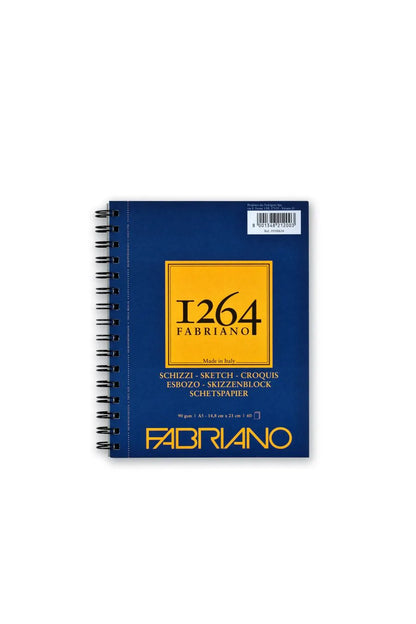 FABRIANO 1264 Sketch Spiral Pad (Orange) 90gsm