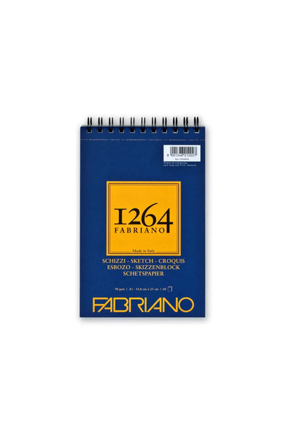 FABRIANO 1264 Sketch Spiral Pad (Orange) 90gsm