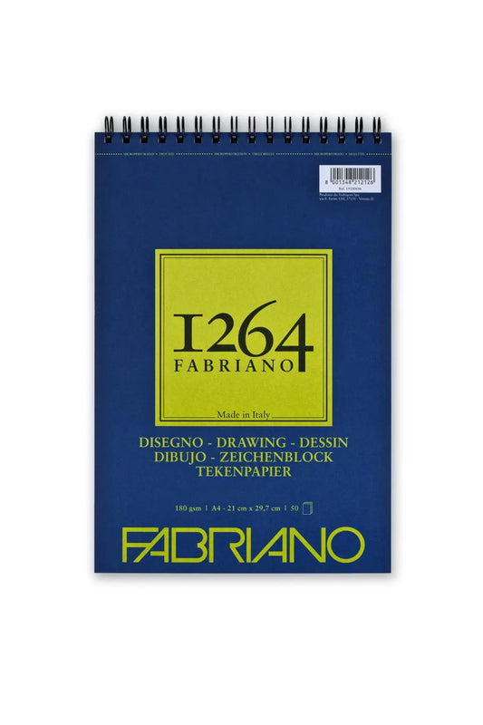 FABRIANO 1264 Drawing Spiral Pad (Green) 180gsm
