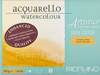 FABRIANO Artistico Watercolour Enhanced Blocks