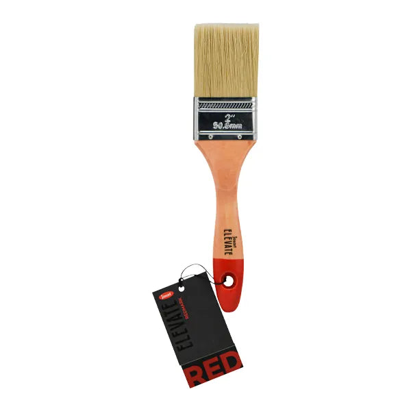 JASART Elevate Professional Redmark White Bristle Flat Brush