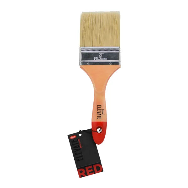 JASART Elevate Professional Redmark White Bristle Flat Brush