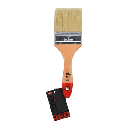 JASART Elevate Professional Redmark White Bristle Flat Brush