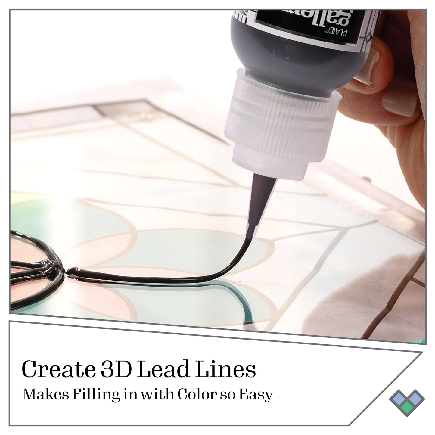 PLAID Gallery Glass Stained Glass Effect Liquid Leading