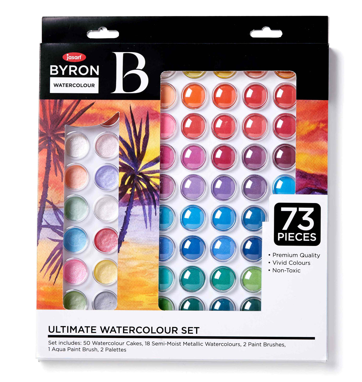 BYRON Ultimate Watercolour Set 73 pc