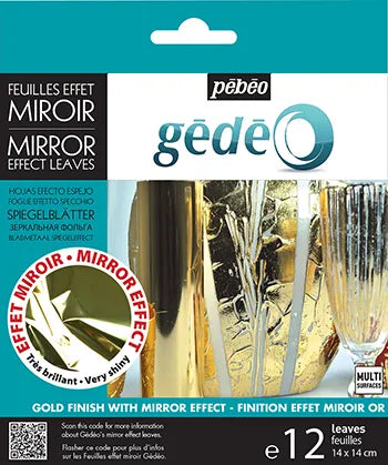 PEBEO Gedeo Metal Leaves Mirror Effect