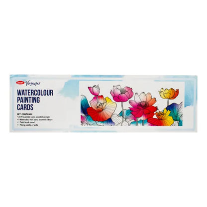 JASART Watercolour Colouring Card Sets