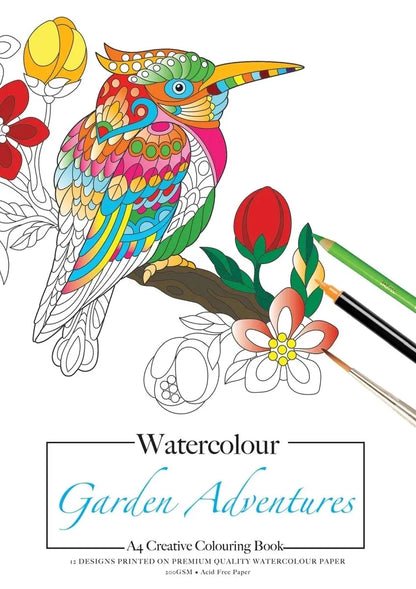 JASART Adult Watercolour Colouring Books