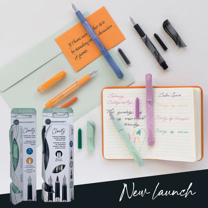 MANUSCRIPT Clarity Fountain Pen Set of 3