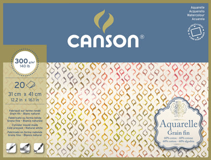 CANSON Aquarelle Block Watercolour Paper
