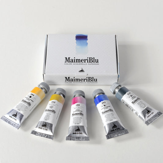 MAIMERI BLU Watercolour Paint Tube Set 5x 12ml
