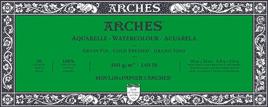 ARCHES Watercolour Paper Block Cold Pressed 300gsm
