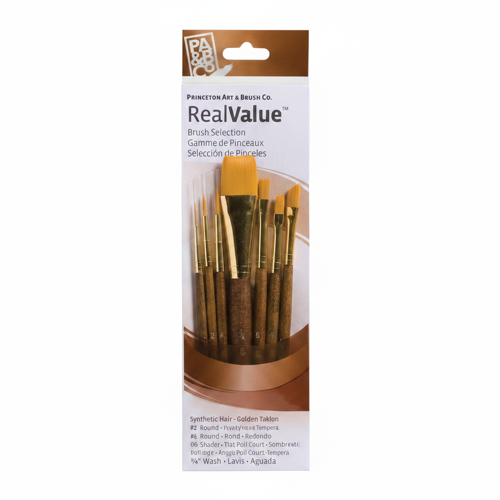 PRINCETON Real Value Wood Finish Brush Sets