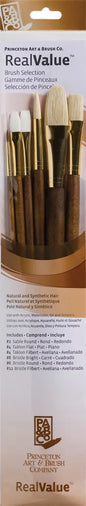 Princeton Brushes & Co Real Value Set of paint brushes with wooden handles