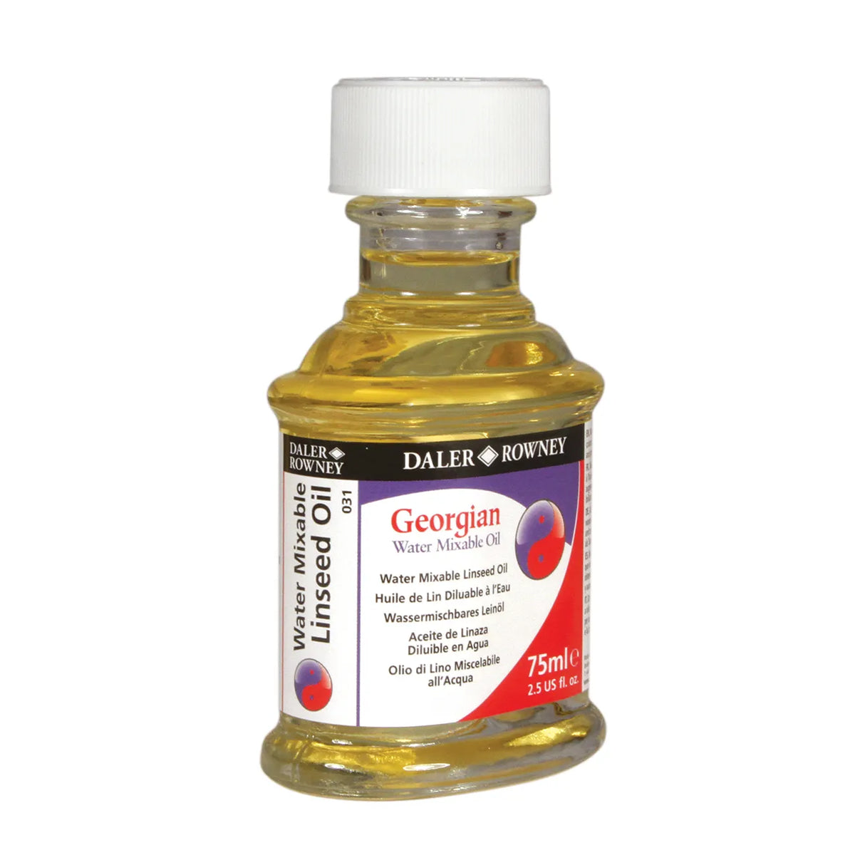 DALER ROWNEY Georgian Water Mixable Linseed Oil 75ml
