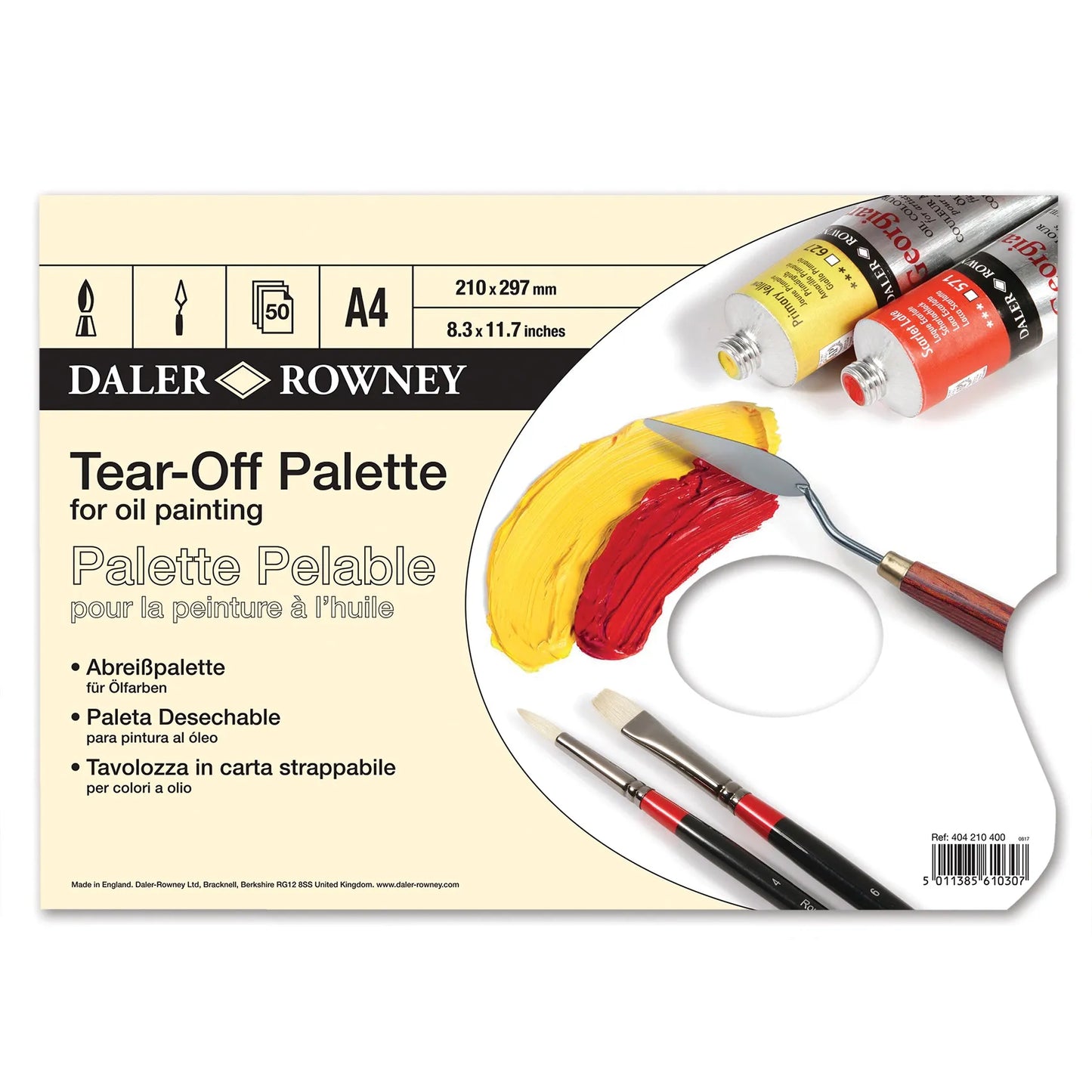 DALER ROWNEY Tear Off Palette
