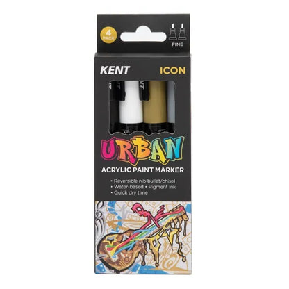 KENT Urban Acrylic Paint Marker Sets