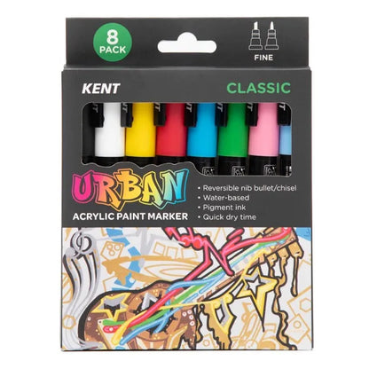 KENT Urban Acrylic Paint Marker Sets