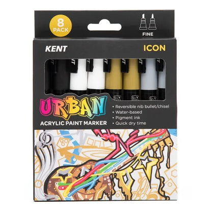KENT Urban Acrylic Paint Marker Sets